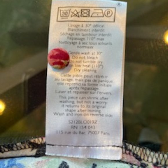 NWT Sezane Abelia Wrap V-Neck Blouse Top Shirt Sézane - Picture 11 of 11